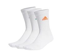 ADIDAS Set Di 3 Paia Di Calze Alte Socks, white/solar red/lucid blue/court green, XL Unisex adulto