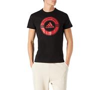 adidas Shirt Combat Sports Camiseta, Unisex Adulto, Blanco/Rojo, Large