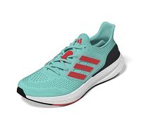 adidas Shoes - Low Pureboost 23 W, Flash Aqua/Bright Red/Crystal White, IF2389, 10