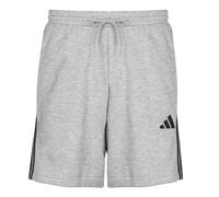 adidas Uomo Essential Three Stripes French Terry Short, Medium Grey Heather/Black, XL