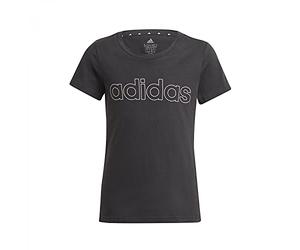 adidas Short Sleeve Cotton Essential T-Shirt Top Camiseta Esencial de algodón de Manga Corta Niñas