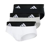 Adidas Slip Hombres, 3er Paquete - Calzoncillos, Active Flex Algodón, Logo, Liso
