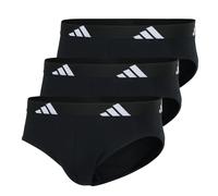 Adidas Slip Hombres, 3er Paquete - Calzoncillos, Active Flex Algodón, Logo, Liso