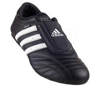 Adidas SM II - Zapatillas bajas para artes marciales Taekwondo, Karate y Kungfu, negro, rayas, (Black w/White Stripes)