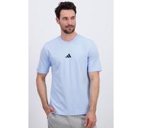 adidas Small Logo - Azul - Camiseta Algodón Hombre talla S