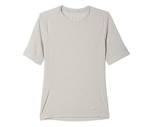 adidas SN S-S W - Camiseta para Mujer, Color Beige, Talla L