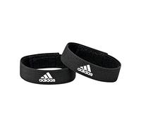 Adidas Sock Holder Football/Soccer Shin Guard Espinilleras, Unisex Adulto, Black/White, One Size