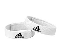 Adidas Sock Holder Football/Soccer Shin Guard Espinilleras, Unisex Adulto, White/Black, One Size