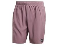 Adidas Solid CLX Classic-Length Swim Shorts Bañador, Hombre, Multicolor (Shadow Fig/Black), M