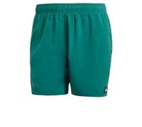 adidas Solid CLX Short-Length Swim Shorts Bañador, Hombre, Multicolor (Collegiate Green/Black), S