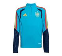 adidas Spain 26 Tiro Training - Camiseta infantil, poliéster reciclado, color azul, Bold Aqua, 13-14 Years