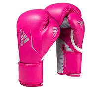 adidas Speed 100 (Kick) Boxhandschuhe Pink / Silber Women's Edition-8oz