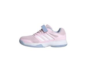 adidas Speedcourt Kids Indoor Shoes 3.5 Sports - Zapatos Deportivos para niños, Rosa Claro/Blanco FTWR Blanco/Azul Brillante, Reino Unido Infantil, Rosa Transparente, Blanco, Azul Brillante, 3.5 UK