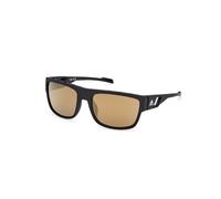 Adidas Sport Hombre Adidas Sport SP0082 02G Gafas de sol Inyectado Negro Marrón Cuadrada Normal Espejo