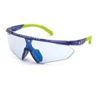 Adidas Sport Hombre SP0027 91X Gafas de sol Plástico Azul Azul Máscara Fotocromático