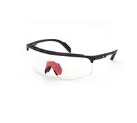 Adidas Sport Hombre SP0044 02U Gafas de sol Inyectado Negro-opaco Rojo Máscara Fotocromático Espejo