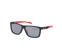 Adidas Sport Hombre SP0067 05D Gafas de sol Inyectado Negro Gris Geométrico Polarizado