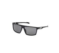 Adidas Sport Hombre SP0083 02A Gafas de sol Inyectado Negro Gris Redonda Polarizado