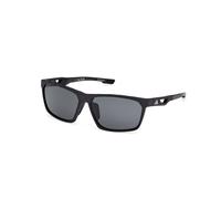 Adidas Sport Hombre SP0101 02D Gafas de sol Inyectado Negro Fumar Cuadrada Polarizado
