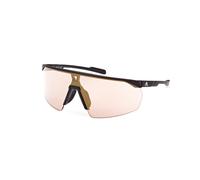 Adidas Sport Mujer Adidas Sport SP0075 02G Gafas de sol Plástico Negro-opaco Marrón Máscara Normal Espejo