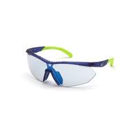 Adidas Sport Mujer SP0016 91X Gafas de sol Inyectado Azul opaco Azul Máscara Fotocromático Espejo