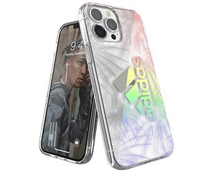 adidas Sports Diseñada para iPhone 13 Pro MAX 6.7 Funda, Fundas a Prueba de caídas, Bordes elevados, Funda Original, Palma Holográfica