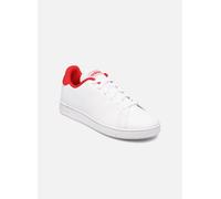 adidas Advantage Lifestyle Court Lace Shoes, Zapatillas de Tenis, Cloud White/Cloud White/Scarlet, 38 EU