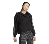 Adidas Sportswear Animal Print 3-stripes French Terry Full-zip Hood Talla: M | Cazadoras Cropped Outlet | Mujer