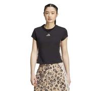 Adidas Sportswear Animal Print 3-stripes Tee Black Talla: S | Camisetas de Seda Outlet | Mujer | Negro