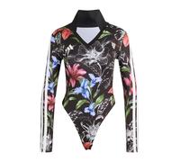 ADIDAS SPORTSWEAR Body deportivo 'Adidas x Farm Rio' azul claro / rosa claro / negro / blanco XXL azul claro / rosa claro / negro / blanco