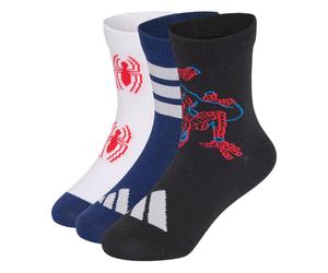 ADIDAS SPORTSWEAR Calcetines deportivos 'Adidas x Marvel Spider-Man' azul oscuro / rojo / negro / blanco 34-36 EUR
