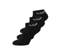 adidas Unisex niños Linear Ankle Cushioned Socks 3 Pairs, Black / White, 5-6 Years