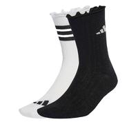Calcetines adidas glow sock 2pp blanco/negro/griuno 31 - 33