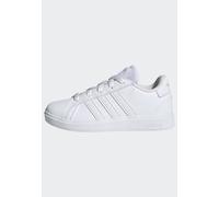 adidas Grand Court Lifestyle Tennis Lace-Up Shoes, Zapatillas de Tenis, Cloud White/Cloud White/Grey One, 30 EU