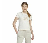 ADIDAS SPORTSWEAR Camiseta de manga corta con estampado de leopardo. Color beige