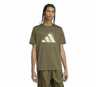 ADIDAS SPORTSWEAR Camiseta de manga corta gráfica. Color verde aceiutuna