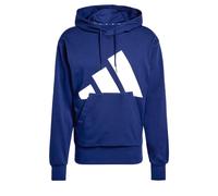 Adidas Sudadera con capucha Essentials Big Logo French Terry Hombre Azul oscuro/blanco Talla S