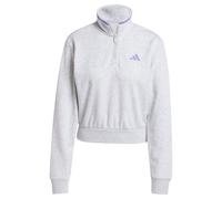 Sudadera adidas Essentials Color Pop French Terry Crop Half Zip blanco puro mujer - S