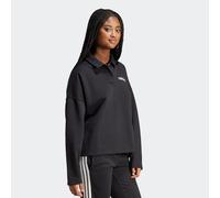 adidas Mujer Essentials Linear Fleece Polo Sweatshirt