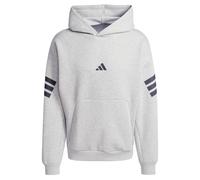 adidas Uomo Future Icons Three Stripes Hoodie, Medium Grey Heather, L