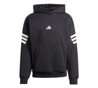 adidas Uomo Future Icons Three Stripes Hoodie, Black, L