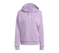 adidas Mujer Essentials Linear French Terry Hoodie, Powder Plum/White, S