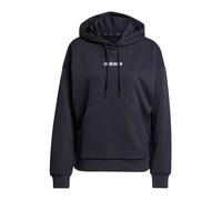 adidas Mujer Essentials Linear French Terry Hoodie, Black/White, XL