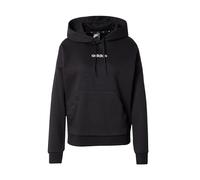 adidas Mujer Essentials Linear Fleece Hoodie Sweatshirt, Black/White, L