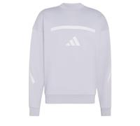 ADIDAS SPORTSWEAR Camiseta deportiva 'Z.N.E.' gris plateado / blanco SxTallas normales gris plateado / blanco
