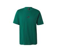Adidas Uomo Essential Three Stripes Single Jersey tee, Collegiate Green/Black, M