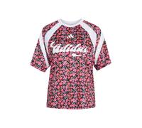 adidas Mujer X Farm Rio House of Tiro Jersey Shirt, Black/Cream White/Multicolor, L