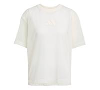 adidas Donna Soft Lux Mesh tee, Off White, XS