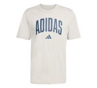 adidas Men's Camiseta Estampada Collegiate Lineage, Beige, M