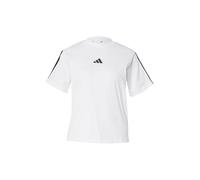 ADIDAS SPORTSWEAR Camiseta funcional 'ESSENTIALS 3-STRIPES COTTON' negro / blanco M-L EUR